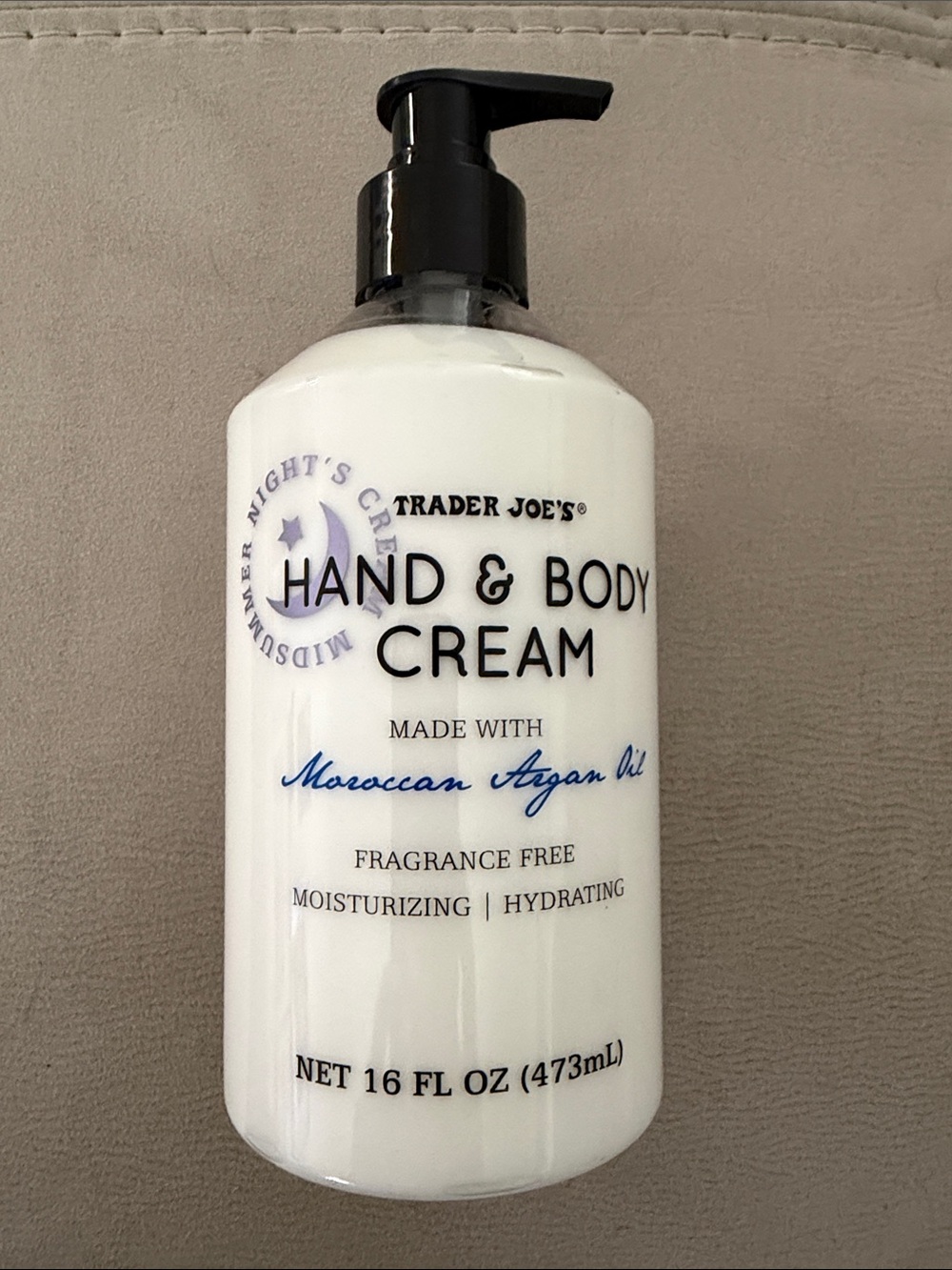 Trader Joe’s Moroccan Argan Oil Hand & Body Cream 16fl.OZ